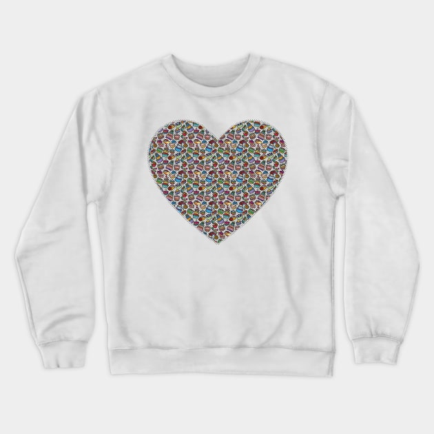 Bakery Dot Crewneck Sweatshirt by sonnycosmics